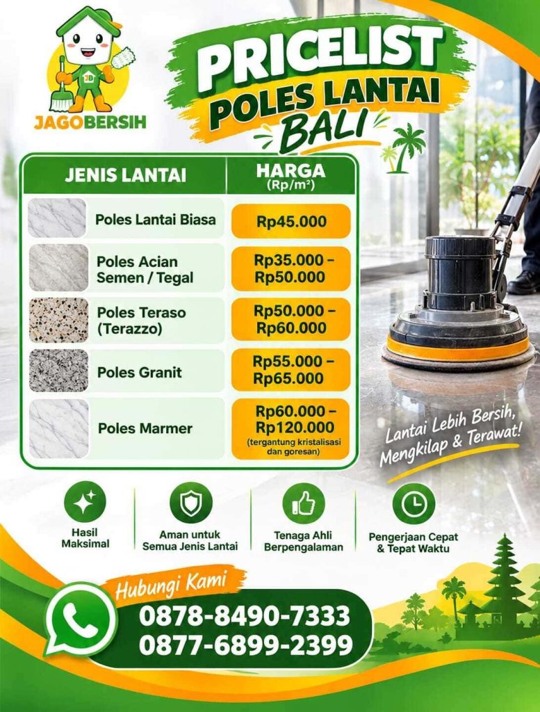 jasa harga poles lantai di bali 6 harga terbaru